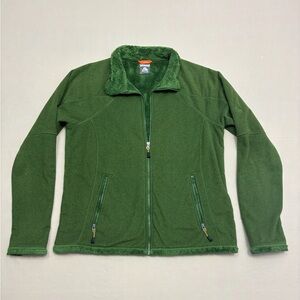 Nike ACG Women's Green Full Zip Fleece Lined Jacket Size Large